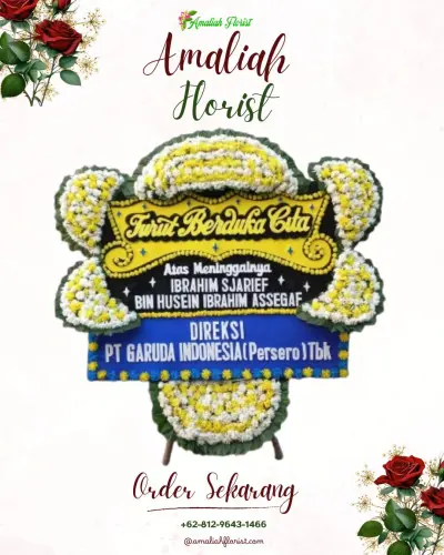 Papan Bunga Duka di Kertajadi