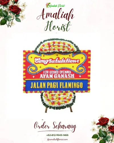 Bunga Papan Congratulation di Kertajadi
